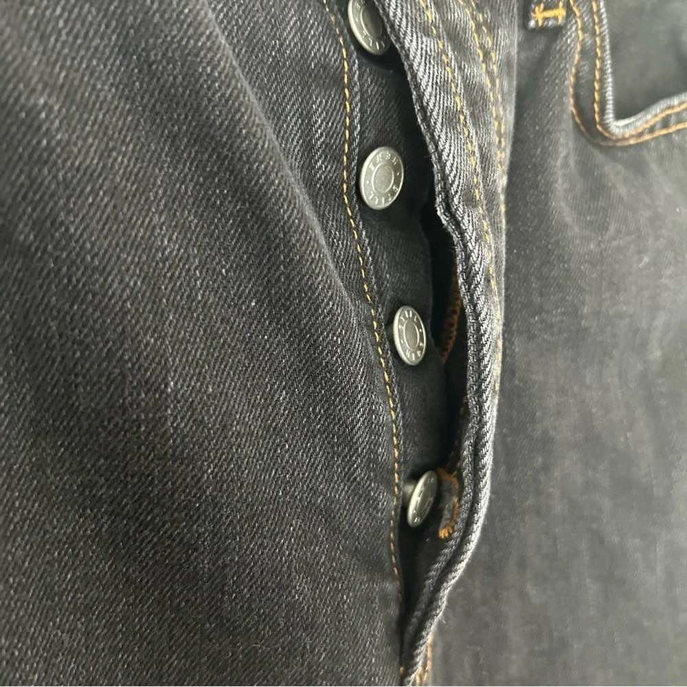 Still Here Childhood Jeans in Burgundy and Washed Black - Picture 5 of 8